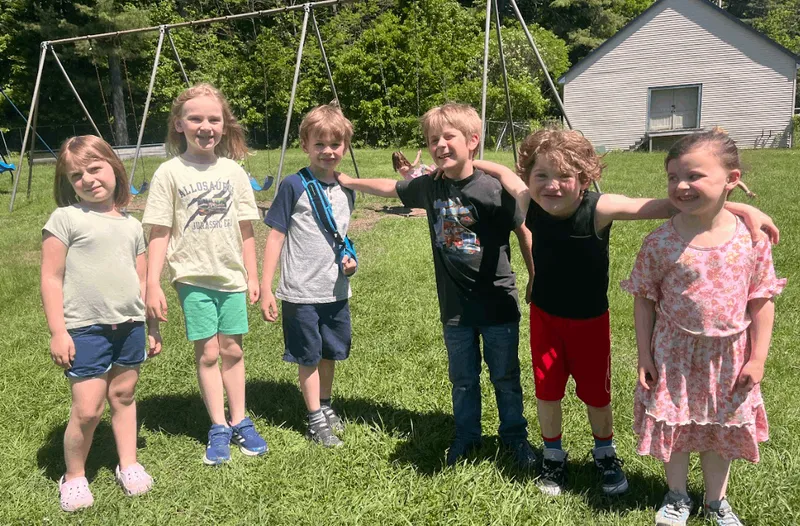 Hartland students at recess